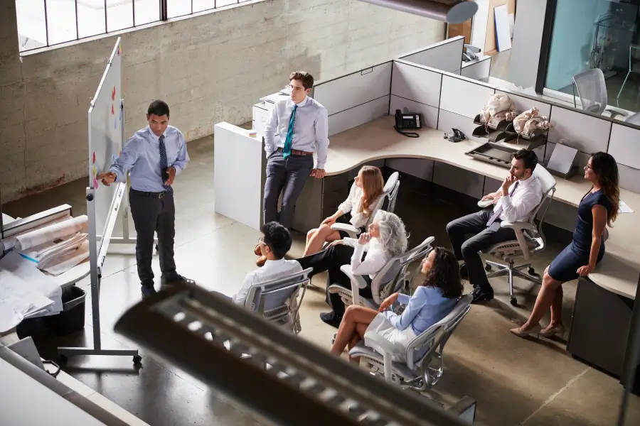 Professional service provider business meeting