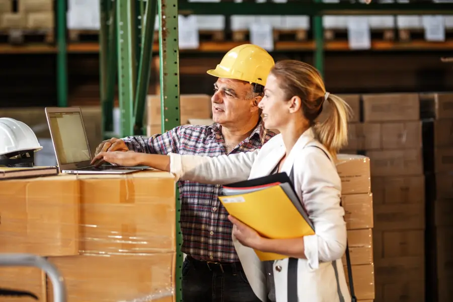 HOA manager with dog waste product supplier sales rep