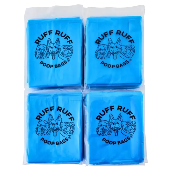 Quality commercial-grade tie handle dog poop bags in bulk
