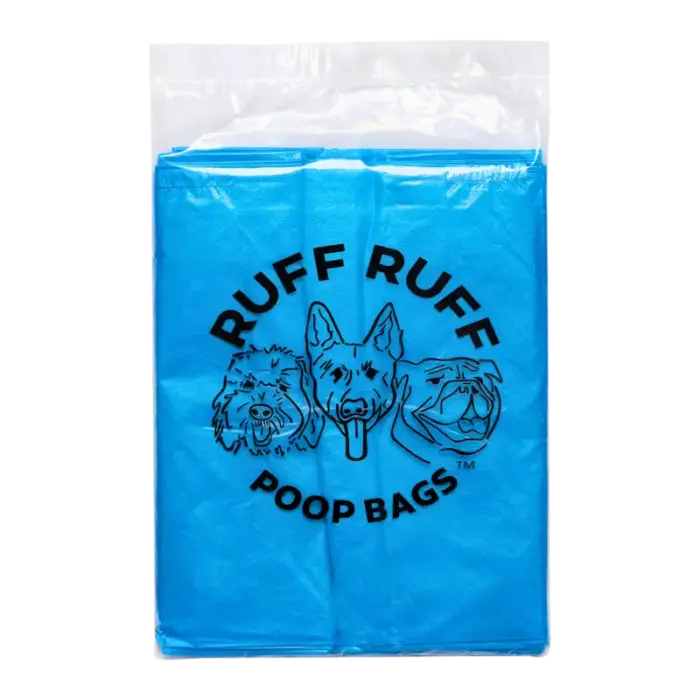 Ruff Ruff Poop Bags Bullet tie handle commercial dog bags